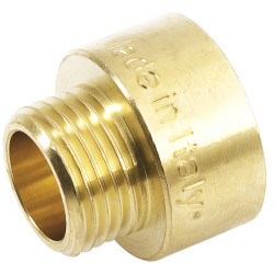 Predĺženie redukované mosadzné