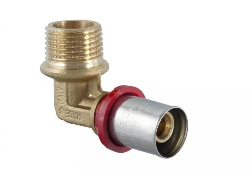 koleno s vonkajším závitom, PEX-AL-PEX