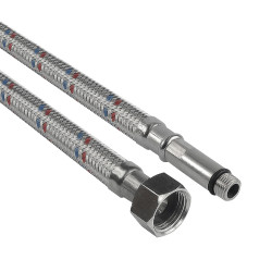 flexi hadica 3/8"-M10, F x M10, 100 cm, predĺž.