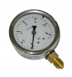 MANOMETER GR50 0-6BAR bočný G1/4"nerez/glycerin
