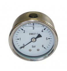 MANOMETER GP50 0-6BAR zadný G1/4'" nerez /glycerin