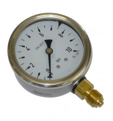 MANOMETER GR50 0-10BAR bočný G1/4" glycerine