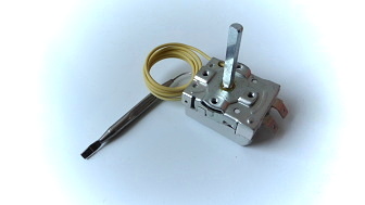 Termostat kapilárny bojler, dlhá oska 38mm, 7-80°C, NT-122AVC