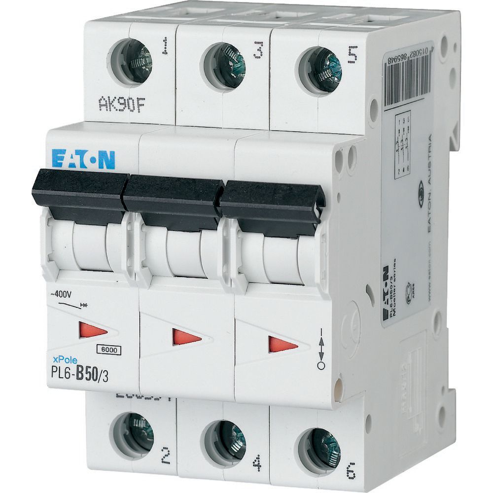 Istič PL6 286594 50A/3P B 6kA EATON