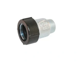 GEBO Prechod GEBO QUICK QA DN25 - 1", vonkajší závit, priemer 31,4 - 34,2 mm, pre oceľové rúrky