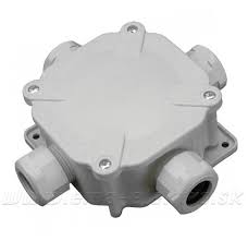 Krabica rozvodná 6455-26P/2 144x144x67mm 4-pólová sivá