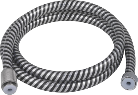 Hadica ručnej sprchy čierna/chróm 150 cm E.2115.01.Č/Cr 150