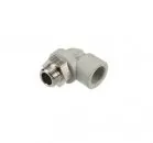 PPR dg prechod kolenový O 20 mm - 1/2" závit kovový vonkajší