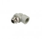 PPR dg prechod kolenový O 25 mm - 3/4" závit kovový vonkajší