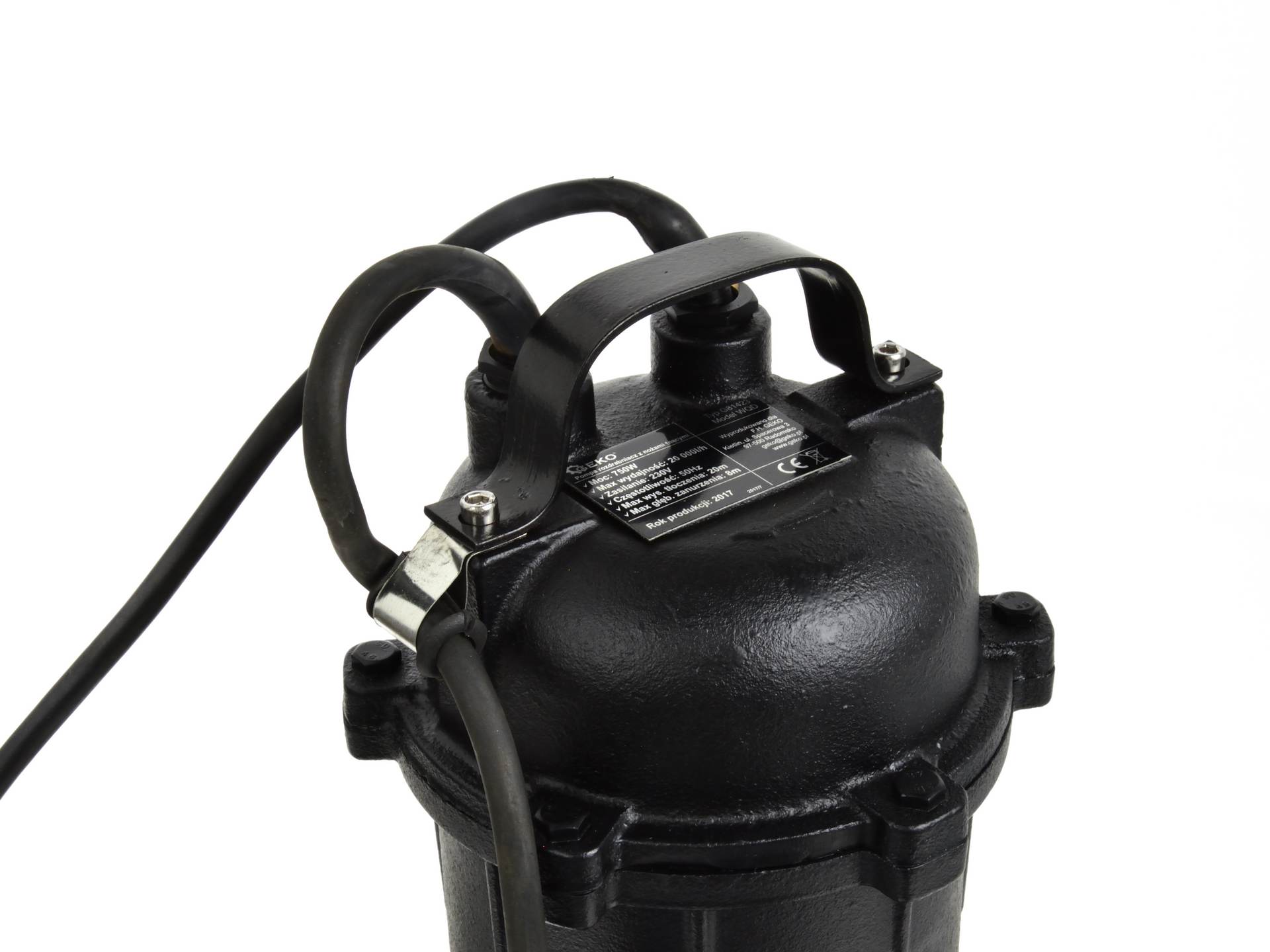 Čerpadlo kalové s rezacími nožmi 230V/50Hz, 20.000l/h, 750 W, výtlak 8 m, GEKO