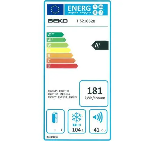 Mraznička truhlicová HS 210520 BEKO