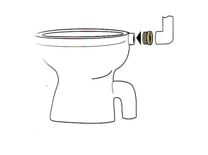 Adaptér WC vnútorný