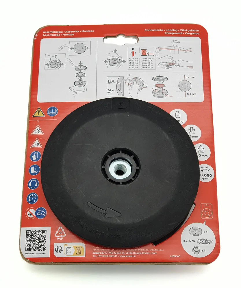 Hlava žacia TAP-N-GO 130 M10x1,25 matica ľava