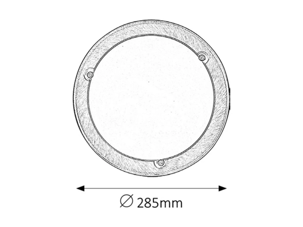 Svietidlo UFO 5203 strop.bronzové-bielé D30 E27 60W RABALUX