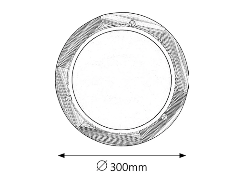 Svietidlo UFO 5411 strop.natur-opal D30 E27 60W RABALUX