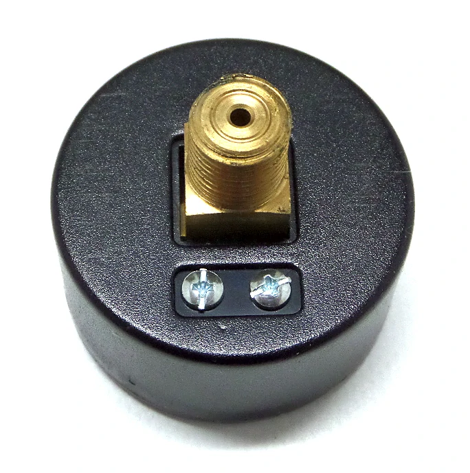 Tlakomer, 0 - 10 bar, priem. 5 cm, zadný vývod 1/4"