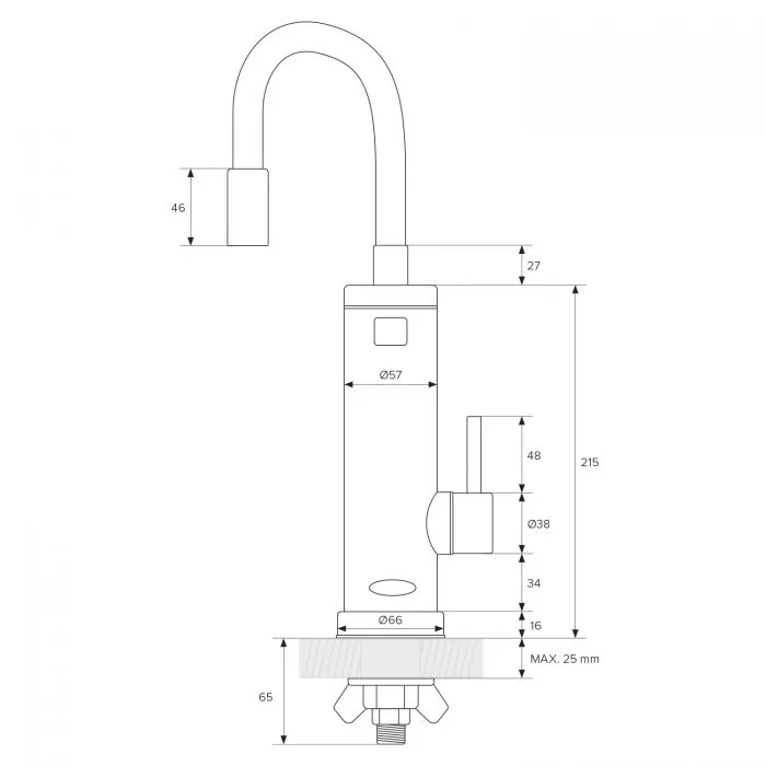 HAKL OB 500 3,3kW priamoohrevná batéria