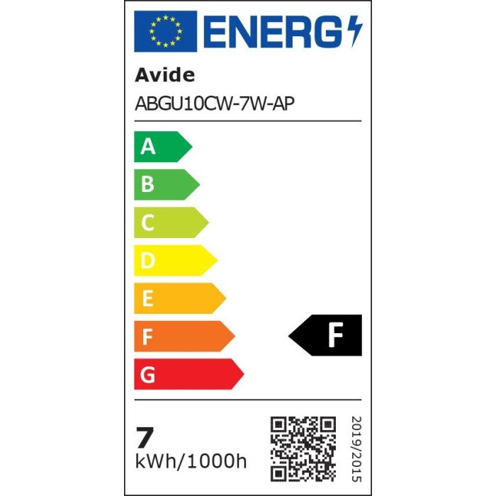 Žiarovka LED Spot 7W GU10 CW 110° Alu+Plastic (560lm) High Lumen