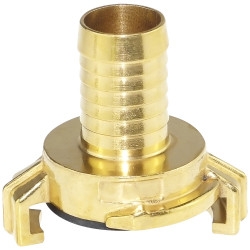 Spojka bajonetová s hadicovou koncovkou d38mm - 6/4" s tesnením, mosadzná