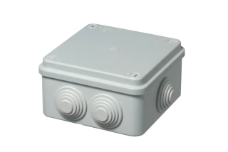 Rozbočovacia krabica s plast. otoč. 405C4 105x105x55mm