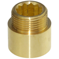 Predĺženie 1" x20mm mosadzné