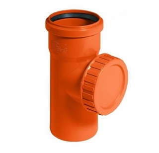KG čistiaci kus d 110 mm kanalizačný (KGRE čistiaca tvarovka kanalizačná)