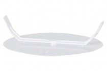 Viečko E109 70 mm s rozperkami biele