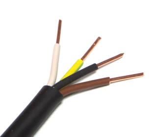 Kábel CYKY-J 4x2,5 pvc čierny