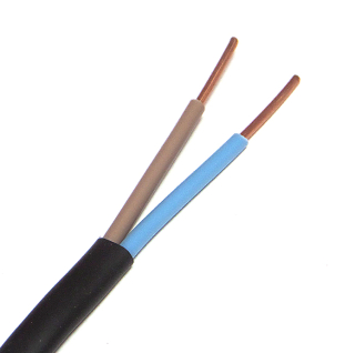 Kábel plochý CYKYLO-O 2x2,5 pvc čierny