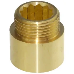 Predĺženie 1" x15mm mosadzné
