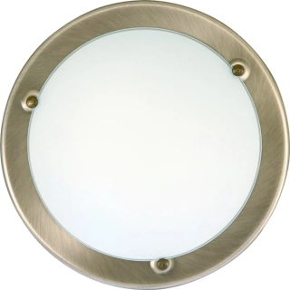 Svietidlo UFO 5203 strop.bronzové-bielé D30 E27 60W RABALUX