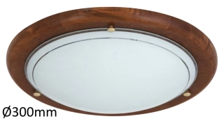 Svietidlo UFO 5417 strop.dub-opal D30 E27 60W RABALUX