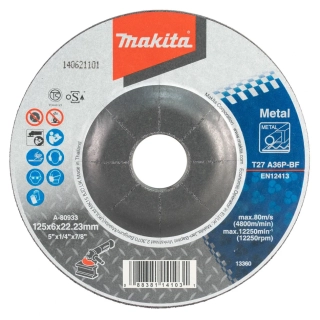 Kotúč brúsny 125x6x22,23 MAKITA