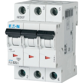 Istič PL6 286591 25A/3P B 6kA EATON