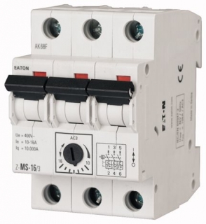 Spúšťač motora Z-MS 248407 1-1,6A 3P EATON