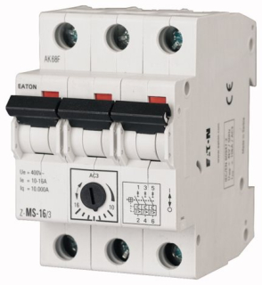 Spúšťač motora Z-MS 248410 4-6,3A 3P EATON